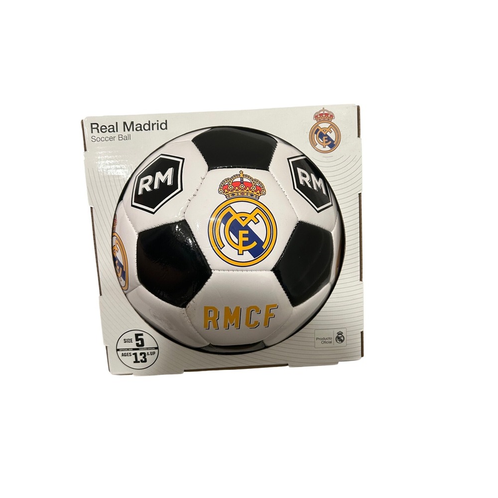 Real Madrid Soccer Ball Size 5 Official Licensed Icon Sports‎ RM51BL-W5B New